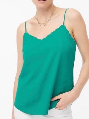 J.Crew Scalloped Cami Tank Top